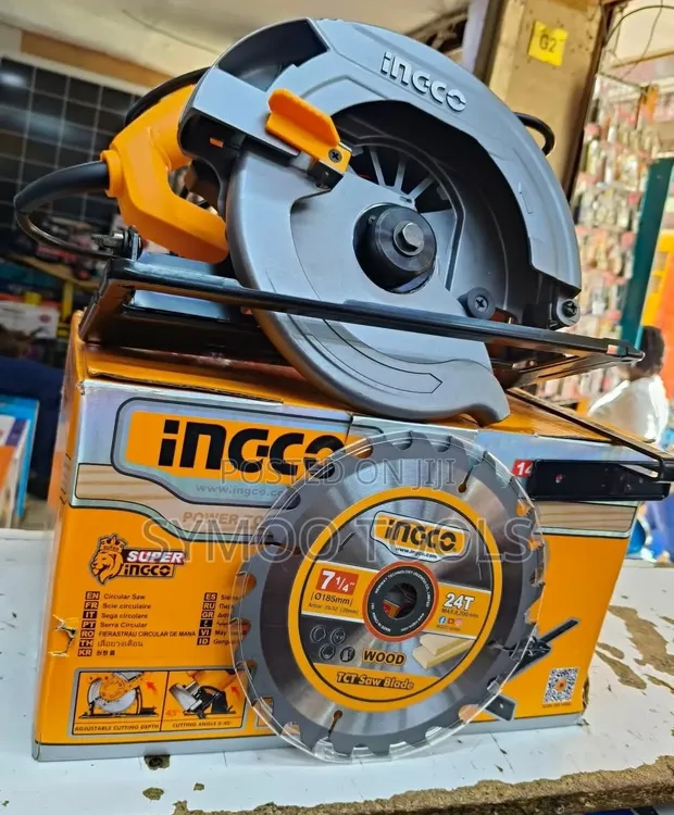 Ingco 7" Corded Electric Circular Saw - 1