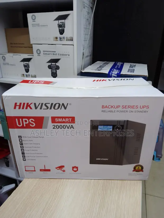 New Hikvision Smart UPS 2KVA - 1200W - 1