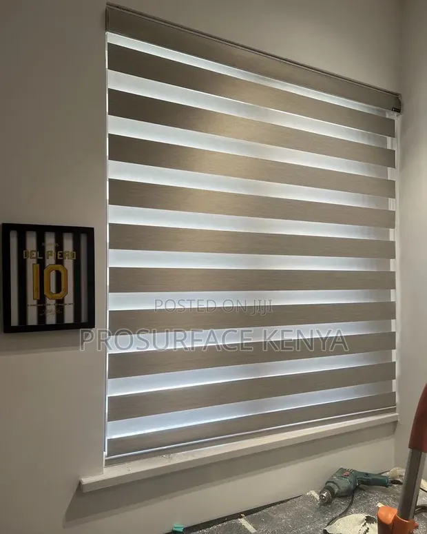 Modern Zebra Window Blinds | Custom Made - 1