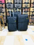 3-in-1 Fabric Suitcase Briefcase Travel Bag - 1