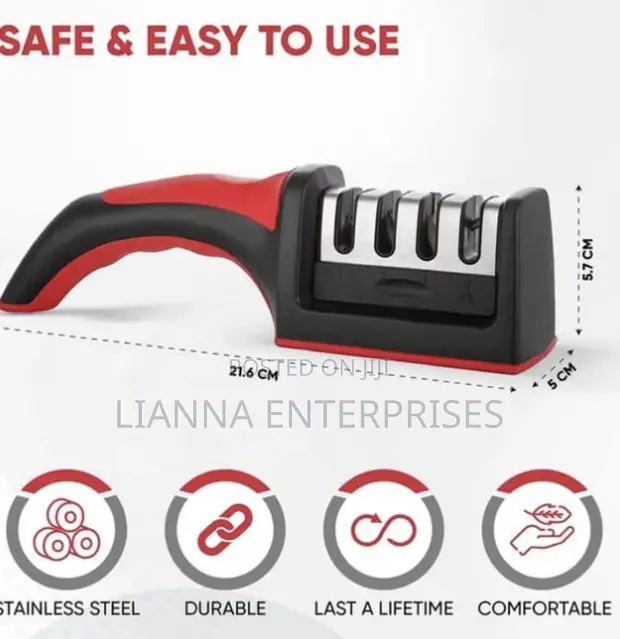 3-in-1 Kitchen Knife Sharpening System - 1