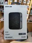 Green Lion Valmont 10000mAh Power Bank - Black PU Leather - 4