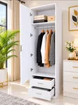 Imported Modern Executive Wooden Wardrobe - 2