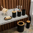 Complete 6-Piece Bathroom Decor Set with Trash Can & Pump - 1