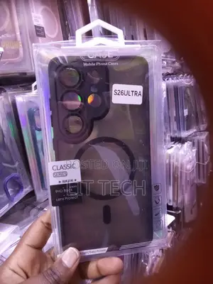 MagSafe Translucent Case for Samsung Galaxy S26 Ultra with Lens Protector - Black
