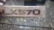 Lexus LX 570 Replacement 3D Boot Decal Badge - 2