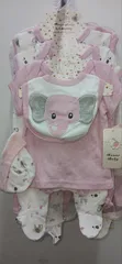 Honors Set ya Nguo za Mtoto Mchanga - Pamba Pink - 2