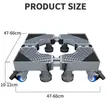 Adjustable Movable Base Stand for Washing Machine & Refrigerator - 3