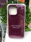 Brand New Dark Plum-Purple Silicone Case for iPhone 16 Pro Max - 2