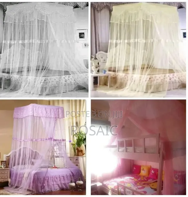 Free Size Top Square Double Decker Mosquito Nets - 1