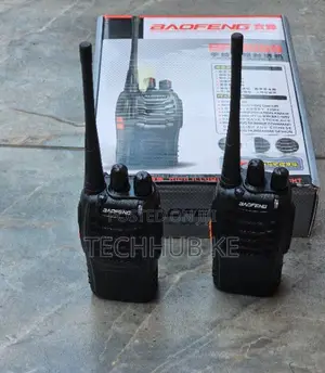 Baofeng Rechargeable Long-Range Walkie Talkies with Earpieces
