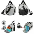 Sports Duffle Gym Bag with Shoe Compartment - 1