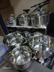 12-Piece Edenberg Stainless Steel Cookware Set - 1