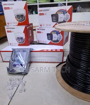 Hikvision 4-Channel Smart Hybrid IP CCTV Kit with Audio