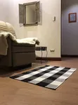 Monochrome Woven Rug 60x90cm - 1