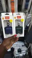 PU Leather Case for AirPods 4 with Snap Button & Keychain - 2