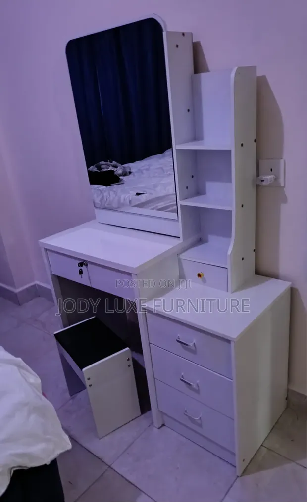 Modern Dressing Table with Spacious Storage - 1