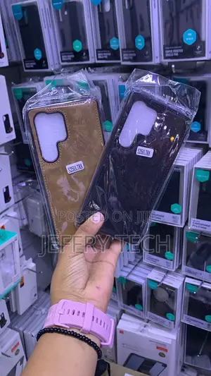 Two Faux-Leather Back Covers for Samsung Galaxy S25 Ultra