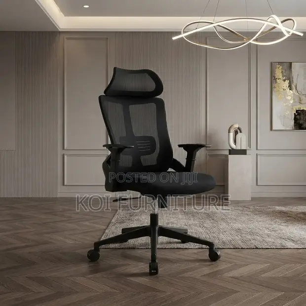 Lamar Adjustable Lumbar Support Ergonomic Office Chair - 1