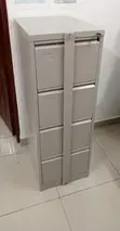 4 Drawer Metallic Vertical Cabinet with Security Steel Bar - 1