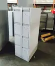 4 Drawer Metallic Vertical Cabinet with Security Steel Bar - 3