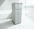 4 Drawer Metallic Vertical Cabinet with Security Steel Bar - 4