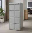 4 Drawer Metallic Vertical Cabinet with Security Steel Bar - 5