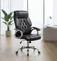 Office Chair with PU Leather Upholstery - 3
