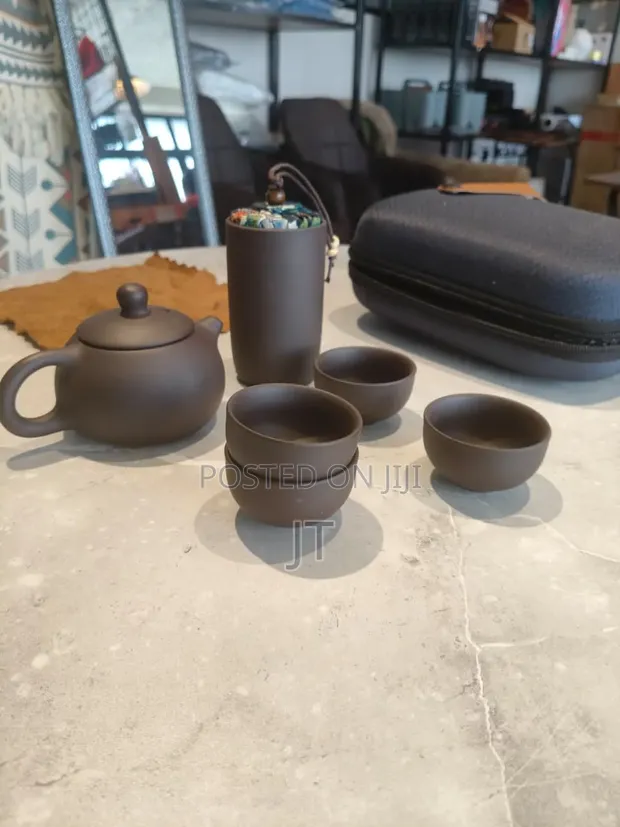 Travel Ceramic Kungfu Teapot Set - 1