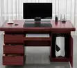 1.2m Mahogany Laminated Clerical Desk - 1
