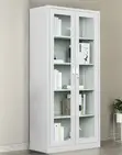 Clear Office File Cabinet with Metallic Frame - 3