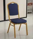 Stackable Fabricated Blue Conference Chair - 1