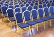 Stackable Fabricated Blue Conference Chair - 4