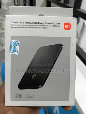 Xiaomi UltraThin Magnetic Power Bank 5000mAh 15W Black