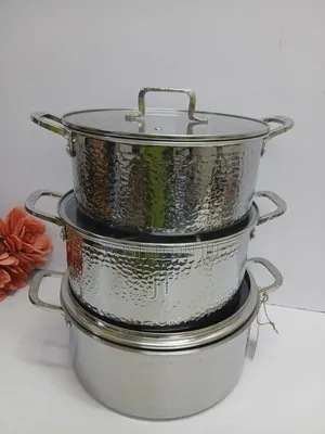 6 Pcs Premium Stainless Steel Cookware Set
