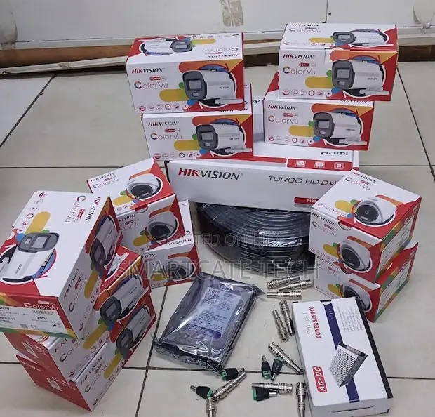 Hikvision 16CH ColorVu CCTV Kit with 16 Cameras - 1
