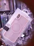 iPhone XS MagSafe Compatible Translucent Case - Pink - 2