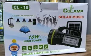 CCLAMP CL-18 10W Solar Lighting System with Bluetooth