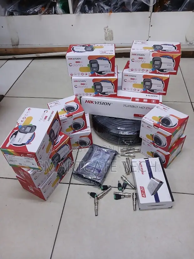 Hikvision 16CH DVR ColorVu CCTV Camera System Kit - 1