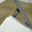 White Folding Workstation Chair - 3