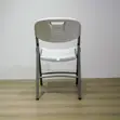 White Folding Workstation Chair - 5