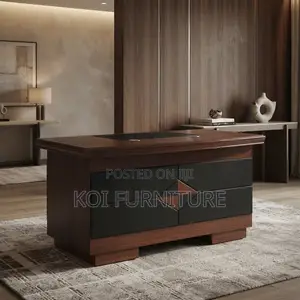 Mahogany Polished 1400MM Executive Desk
