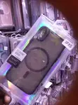 MagSafe iPhone XS Translucent Case with Lens Protector - Black - 1