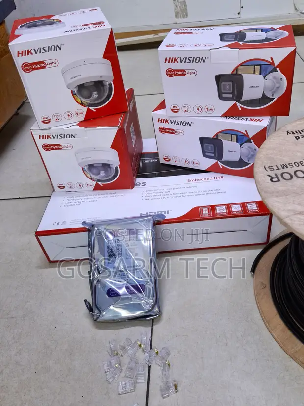 Hikvision CCTV Kit ya Kamera 4 za 1080P Smart Hybrid Light - 1