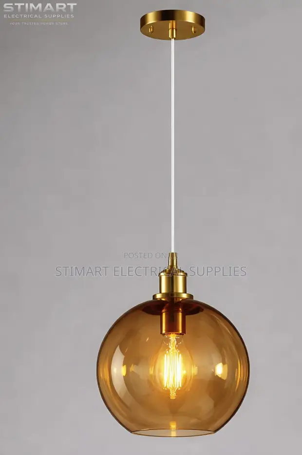 Stylish Glass Globe Pendant Light - 1