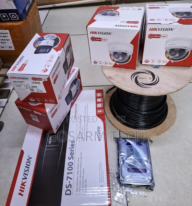 Hikvision 4-Channel NVR Smart Hybrid IP Camera System 2MP - 1