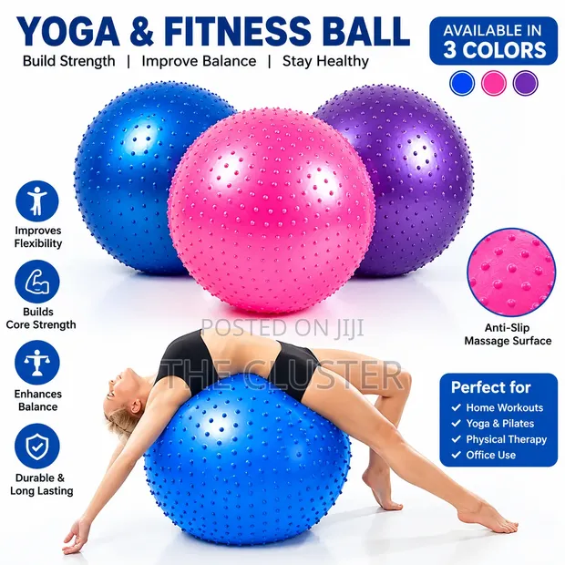 Yoga Fitness Spike Ball - 1