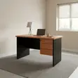 Imported Clerical Computer Desk with Drawers - 3