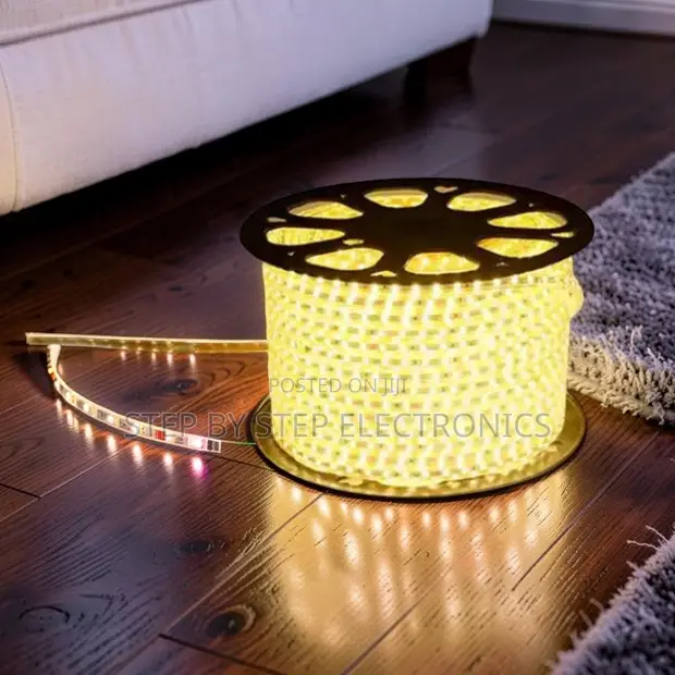 50M SMD Warm White LED Strip Light - 1