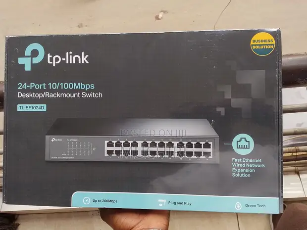 TP-Link 24-Port Fast Ethernet Switch (TL-SF1024D) - 1